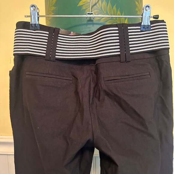 Y2K black pants Flirtatious Vintage 00s Black Wide-Leg - Picture 4 of 10